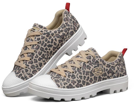 (W) Skechers Roadies Zapatillas de Lona Baja Leopardo/Gris 155115-LPD Lookbook (W) Skechers Roadies Zapatillas de Lona Baja Leopardo/Gris 155115-LPD