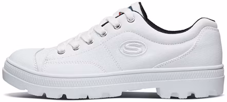 (Women) Skechers Roadies Low Top Canvas Sneakers White 74370-WHT (Women) Skechers Roadies Low Top Canvas Sneakers White 74370-WHT