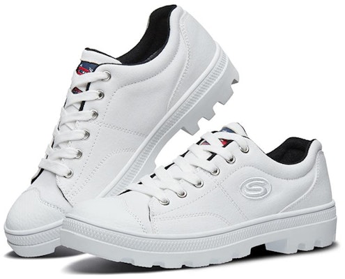 (W) Skechers Roadies Sepatu Low Top Kanvas Putih 74370-WHT Lookbook (W) Skechers Roadies Sepatu Low Top Kanvas Putih 74370-WHT
