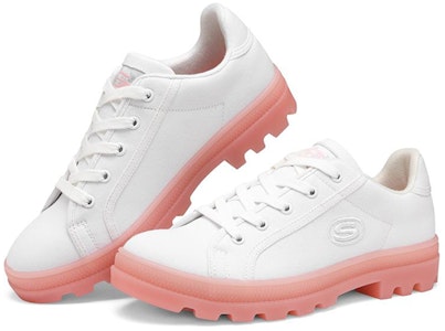 (W) Skechers Roadies Kasut Low-Top Putih/Merah Jambu 155114-WLPK Lookbook (W) Skechers Roadies Kasut Low-Top Putih/Merah Jambu 155114-WLPK