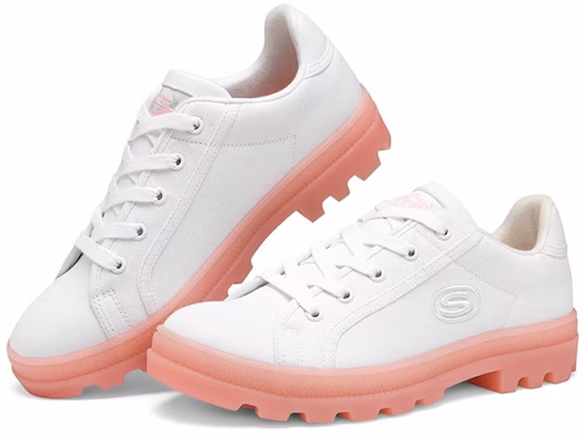 (W) Skechers Roadies Kasut Low-Top Putih/Merah Jambu 155114-WLPK Lookbook (W) Skechers Roadies Kasut Low-Top Putih/Merah Jambu 155114-WLPK