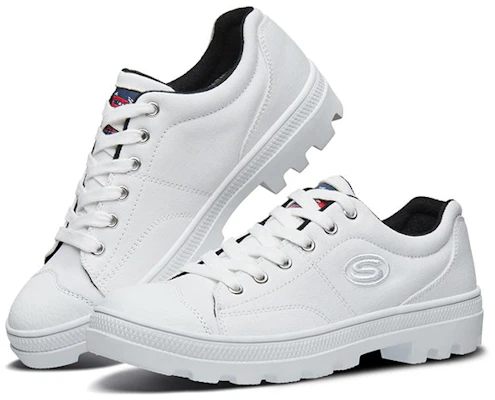 Skechers Roadies 低筒帆布鞋 女款 白色 Lookbook Skechers Roadies 低筒帆布鞋 女款 白色