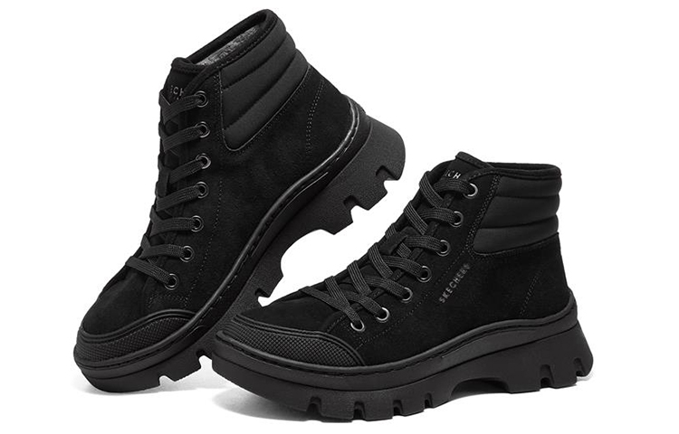 Shop (W) Skechers Roadies Surge 'Black Comfort High-Top Outdoor Pria' 177265-BBK