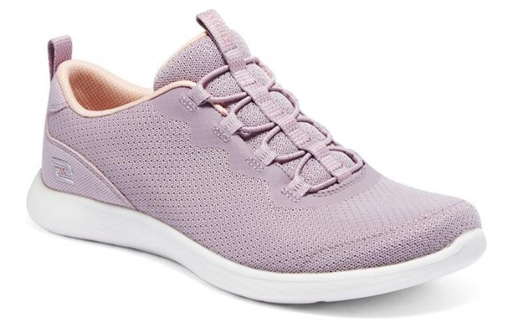 Lookbook (W) Sepatu Kasual Skechers Ungu Tali Datar Jempol Bulat 104481-LAV