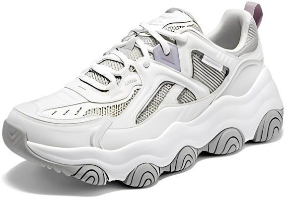 Skechers Rover X 啵啵熊 減震防滑耐磨 低筒 老爹鞋 女款 白灰紫 Lookbook Skechers Rover X 啵啵熊 減震防滑耐磨 低筒 老爹鞋 女款 白灰紫