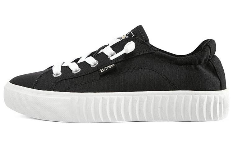 (Women) Skechers Royal Kiss 'Black White' 114390-BLK