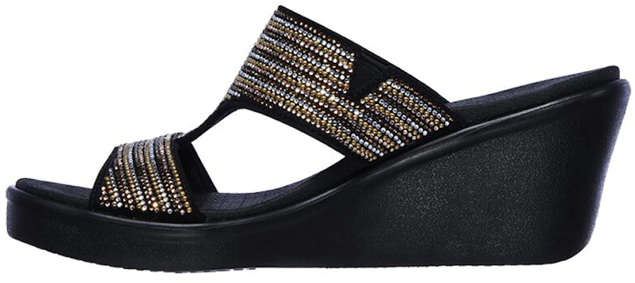 (Women) Skechers Rumble On-Bling Gal 'Black Gold' 119001-BKMT Buy (Women) Skechers Rumble On-Bling Gal 'Black Gold' 119001-BKMT