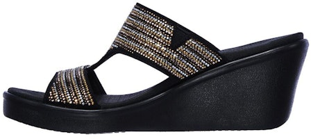 (Women) Skechers Rumble On-Bling Gal 'Black Gold' 119001-BKMT (Women) Skechers Rumble On-Bling Gal 'Black Gold' 119001-BKMT