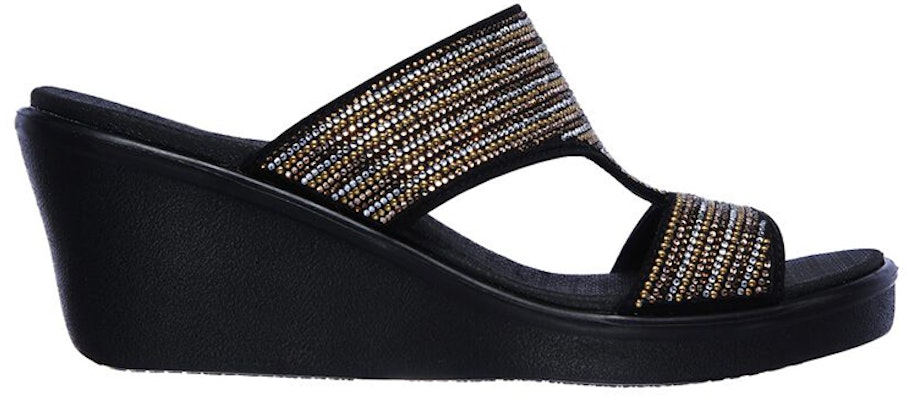 (W) Skechers Rumble On-Bling Gal 'Hitam Emas' 119001-BKMT Order (W) Skechers Rumble On-Bling Gal 'Hitam Emas' 119001-BKMT