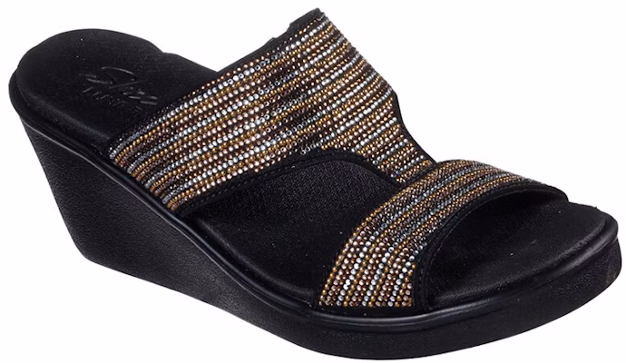 (W) Skechers Rumble On-Bling Gal 'Hitam Emas' 119001-BKMT Lookbook (W) Skechers Rumble On-Bling Gal 'Hitam Emas' 119001-BKMT