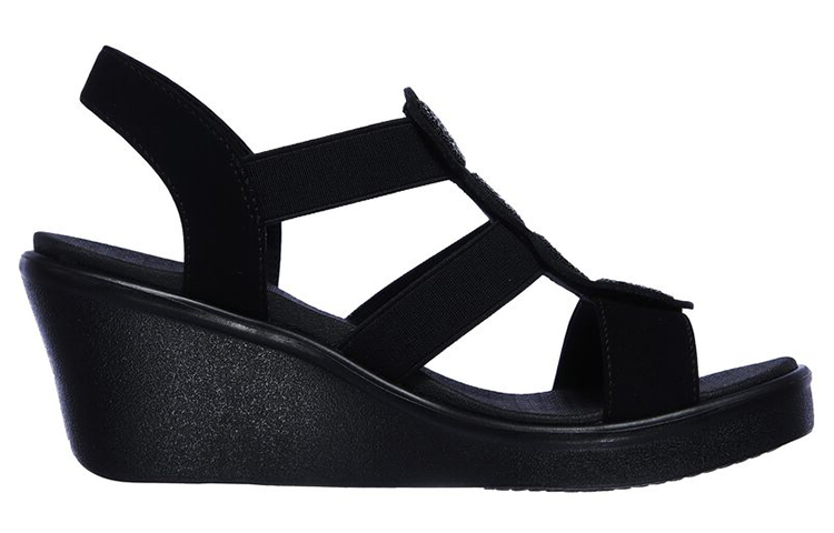 Order (W) (女性用) スケッチャーズ ランブルオン-キャンプ-グラム 'オールブラック' 119006-BBK 119006-BBK