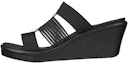 Buy (W) Skechers Rumble On-Casual Moments 'Black Wedge Slide' Kasut Selipar Wedge Hitam 119262-BLK