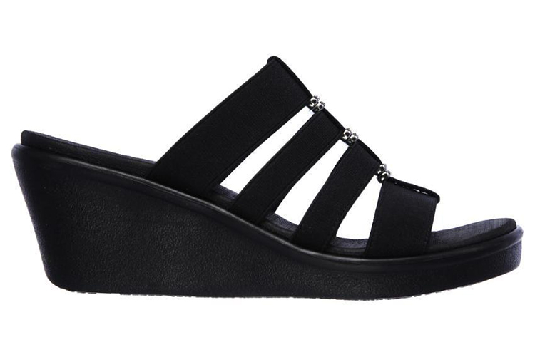 Order (W) Skechers Rumble On-City Fever 'Hitam Semua' 33215-BLK