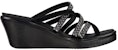 (W) Skechers Rumble On-Night Out 'Black Slope' Hitam. 119149-BLK