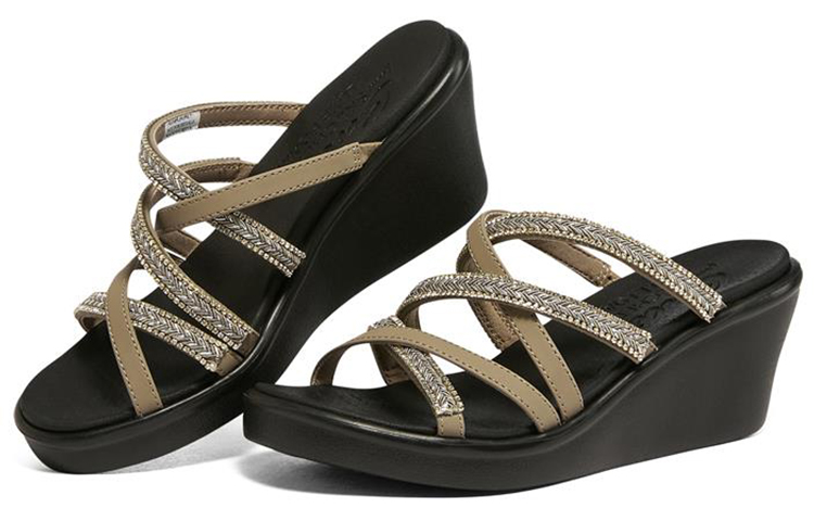 Lookbook (Women) Skechers Rumble On-Night Out 'Grey Brown' 119149-TPE