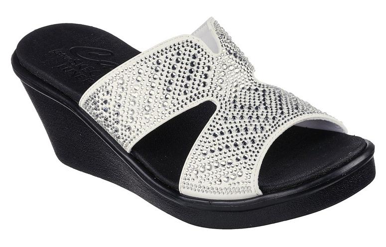Lookbook (W) Skechers Rumble On-Too Haute Sandali Donna. 119261-WHT