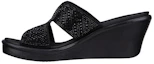 Buy (W) Skechers Rumble On-Too Haute 'Sandalia Negra con Cuña' 119261-BBK