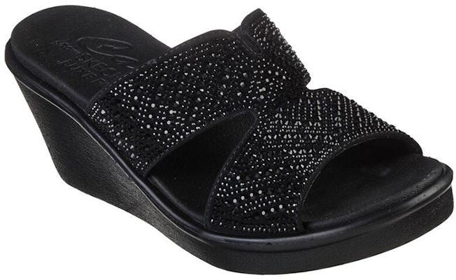 (W) Skechers Rumble On-Too Haute 'Selipar Tumit Hitam' 119261-BBK Lookbook (W) Skechers Rumble On-Too Haute 'Selipar Tumit Hitam' 119261-BBK
