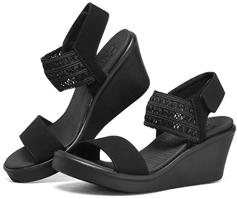 (W) Skechers Rumble On 'Hitam Semua' 33223-BBK Lookbook (W) Skechers Rumble On 'Hitam Semua' 33223-BBK