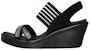(W) Skechers Rumble On 'Hitam' 119067-BLK