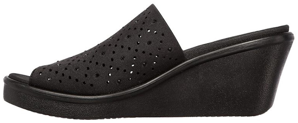(Women) Skechers Rumble On 'Fashion Sport Wedge Slider Black' 119180-BBK Buy (Women) Skechers Rumble On 'Fashion Sport Wedge Slider Black' 119180-BBK