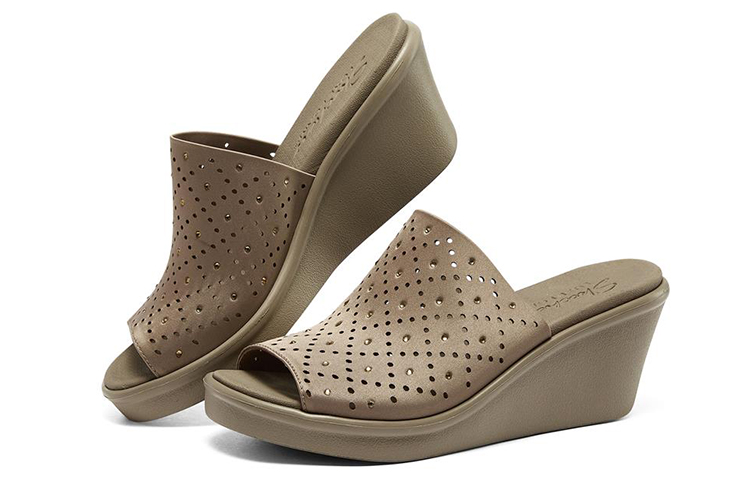 Lookbook (W) Skechers Rumble On 'Coklat Muda Fashion' 119180-TPE