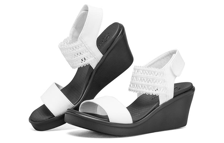 Lookbook (W) （女性用）スケッチャーズランブルオンサンダル「ホワイトファッションストラップ」33223-WHT 33223-WHT