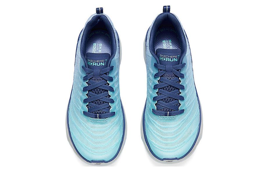 Shop (W) Skechers 跑鞋 低帮‘蓝色’ 129347-BLAQ