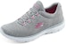 (W) Skechers Kasut Lari Rendah 'Kelabu Muda' 12985-GYHP