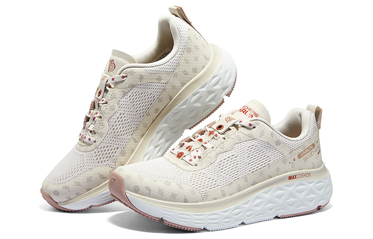 Shop (W) Kasut Lari Skechers 'Edisi Tahun Lunar - Putih Krim' 800023-NAT