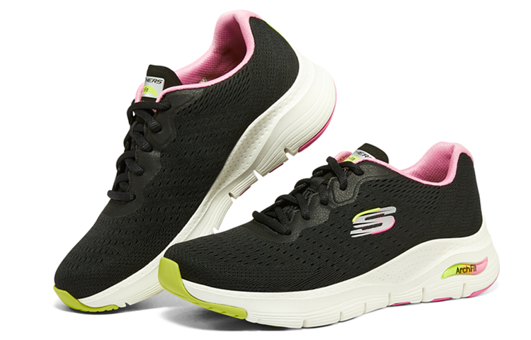 (W) Skechers Running Shoe Low 'Black Multicolor' 圖 2