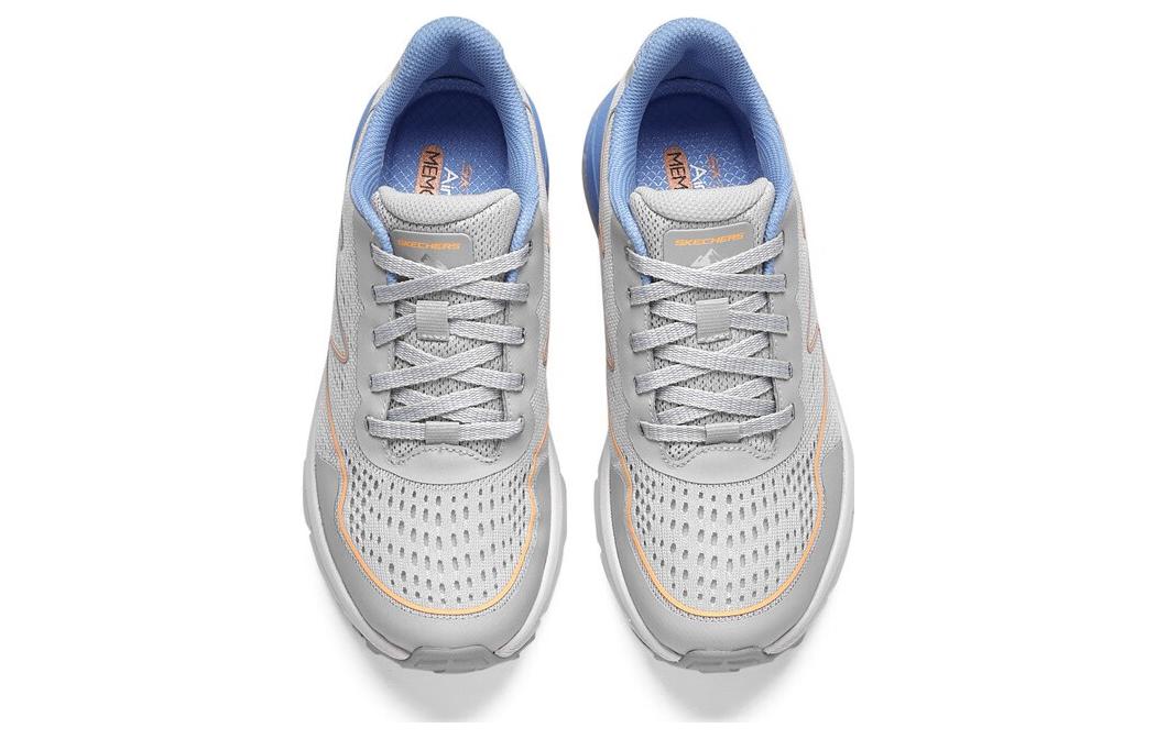 Lookbook (W) Sepatu Lari Skechers Rendah 'Abu Biru Garam Ringan' 896257-GYBL