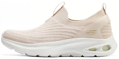 (Women) Skechers Running Shoes Low 'Beige' 117440-NAT (Women) Skechers Running Shoes Low 'Beige' 117440-NAT