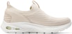 (W) Kasut Lari Skechers Rendah 'Beige' 117440-NAT