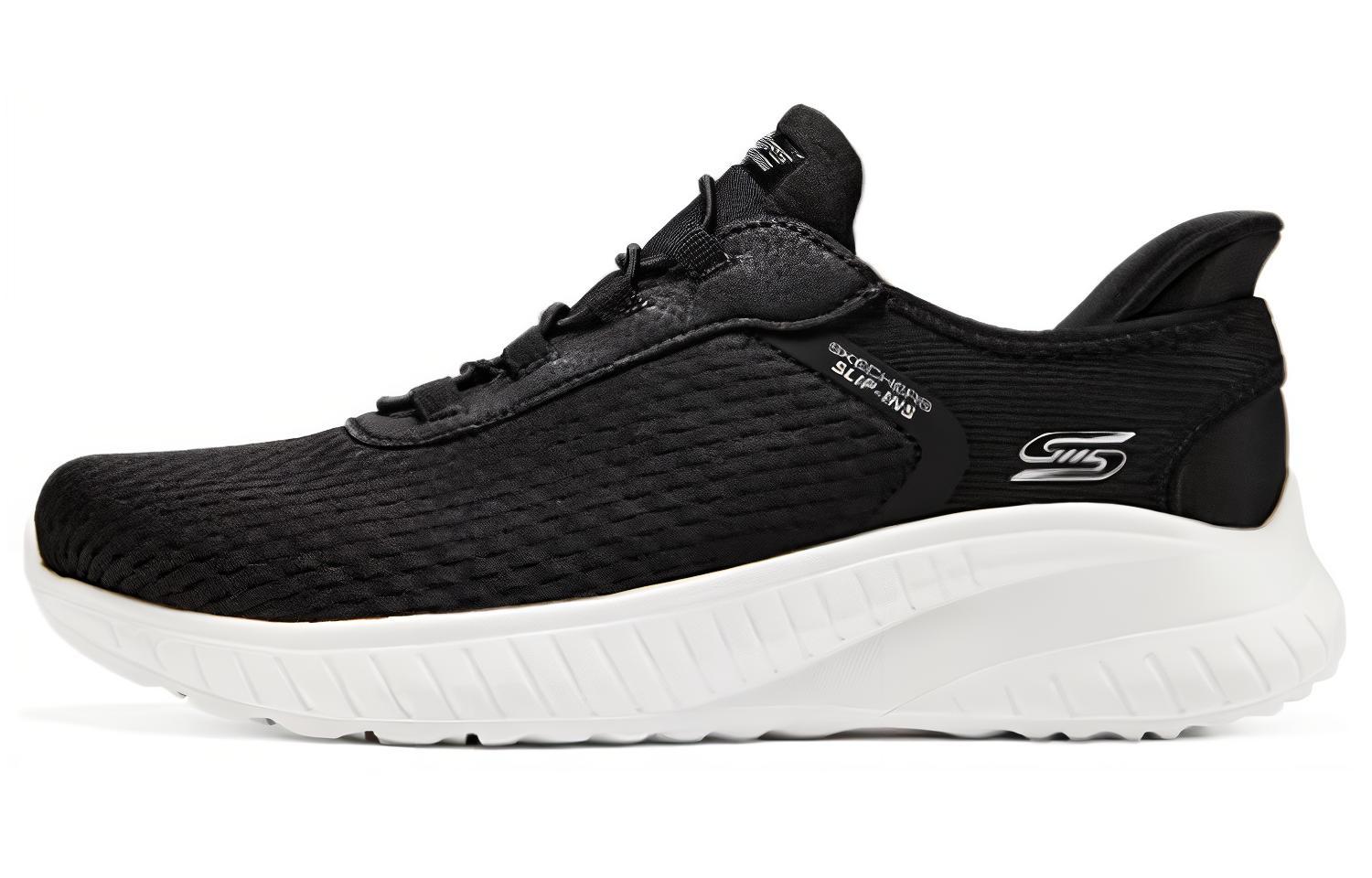 (Women) Skechers Running Shoes Low 'Black' 117504-BLK