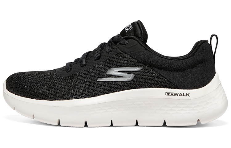 (Women) Skechers Go Walk Flex 'Alani - Black White' 124952-BKW