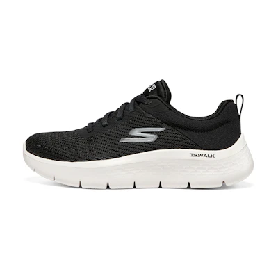 (W) Skechers Go Walk Flex 'Alani - Black White'