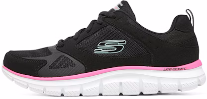 (Women) Skechers Running Shoes Low 'Black' 150140-BKPK (Women) Skechers Running Shoes Low 'Black' 150140-BKPK