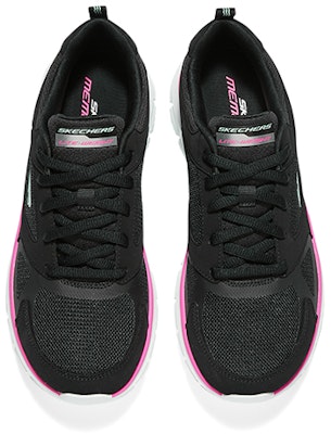 (Women) Skechers Running Shoes Low 'Black' 150140-BKPK Lookbook (Women) Skechers Running Shoes Low 'Black' 150140-BKPK