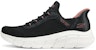 (W) Skechers Kasut Lari Rendah 'Hitam Selesa' 117502-BLK