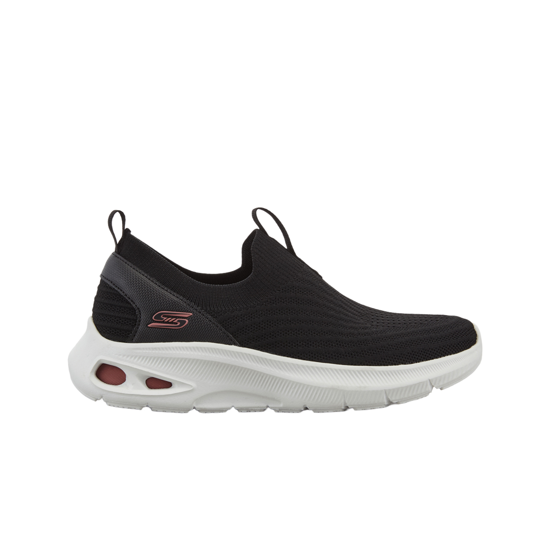 (Women) Skechers Running Shoes Low 'Black Comfort' 117440-BLK