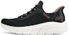 (W) Skechers Kasut Lari Rendah 'Hitam Selesa' 117502-BLK