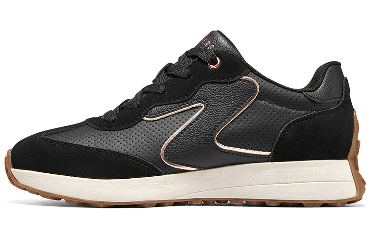 (Women) Skechers Running Shoes Low 'Black Gold' 177151-BLK