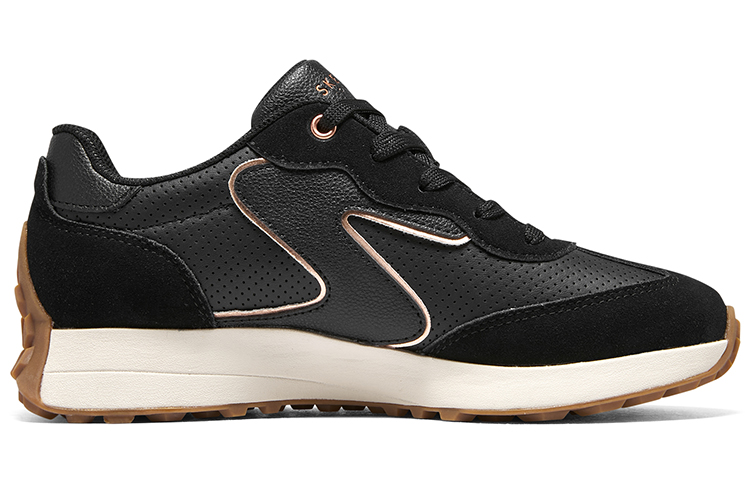 Order (W) Kasut Larian Skechers Low 'Hitam Emas' 177151-BLK