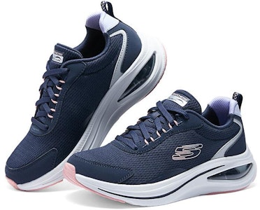 (W) スケッチャーズ ローカット ランニングシューズ (青) 150133-NVMT Lookbook (W) スケッチャーズ ローカット ランニングシューズ (青) 150133-NVMT