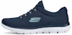 (W) Kasut Lari Skechers Rendah 'Blue Comfort' 12985-NVLB