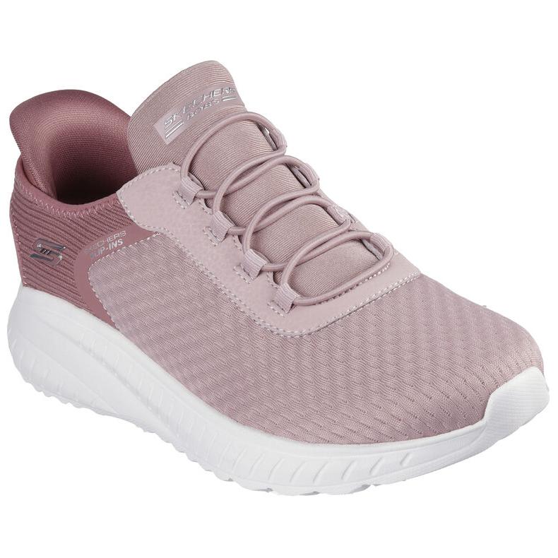 Lookbook (W) 斯凯奇舒适多功能粉色跑鞋 117504-BLSH