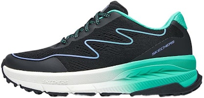 (Women) Skechers Running Shoes Low 'Light Salt Black Green' 896257-BKAQ (Women) Skechers Running Shoes Low 'Light Salt Black Green' 896257-BKAQ