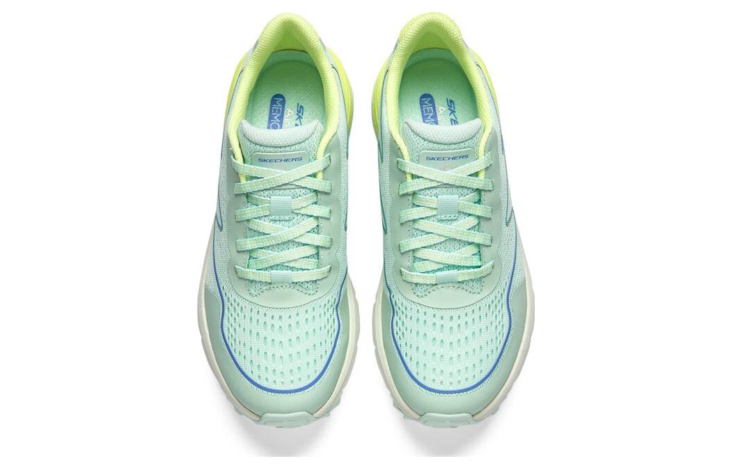 Lookbook (Women) Skechers Running Shoes Low 'Light Salt Blue Yellow' 896257-MNT