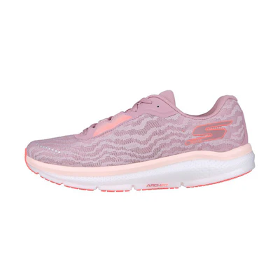 (W) Skechers Running Shoes Low 'Pink Mesh'